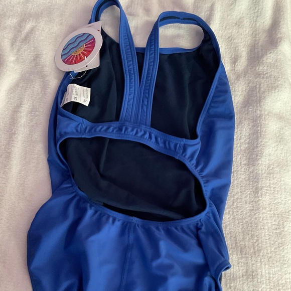 Misses Lot of 2 Sporti Swimsuits size 38 1 Purple & 1 Blue BNWT - Picture 6 of 7